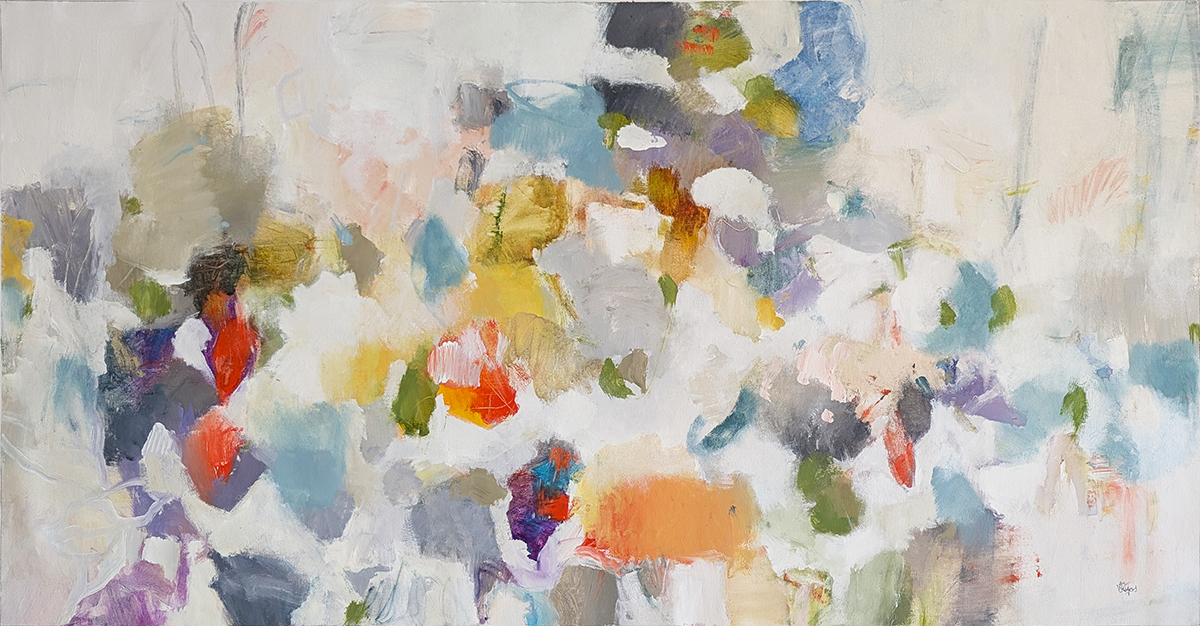 LISA RIDGERS - NATURAL SELECTION - OIL ON CANVAS - 30 X 60