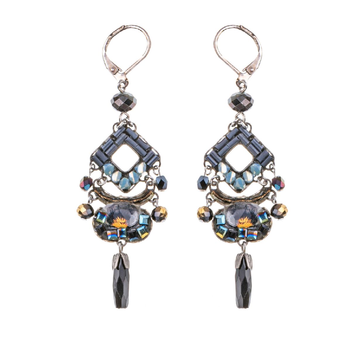 AYALA BAR - BLACK FOREST EARRINGS - BEADS