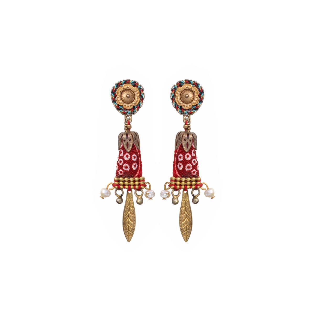 AYALA BAR - QUEEN OF SHEBA EARRINGS - BEADS