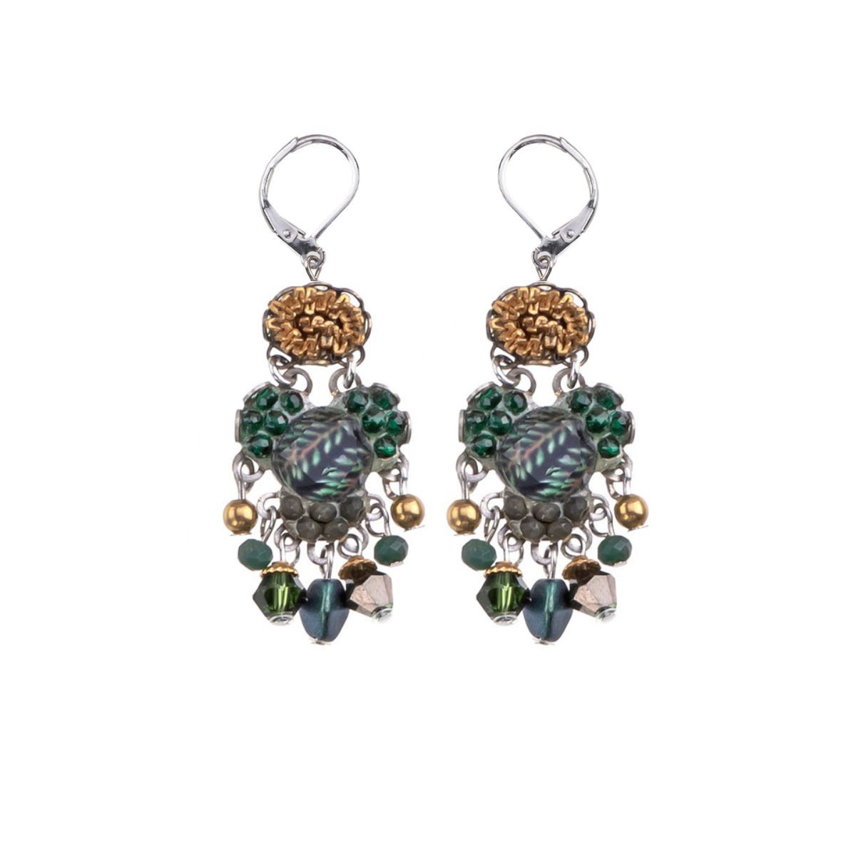 AYALA BAR - VIRIDIAN MOOD EARRINGS ON FRENCH CLIP - BEADS