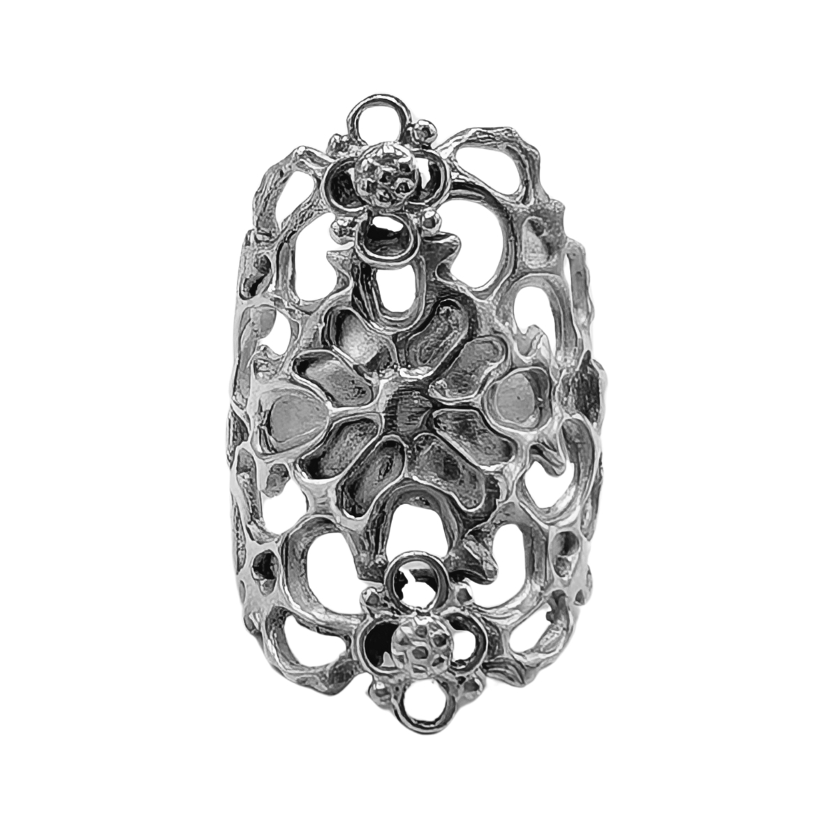 HOURI BORJIAN - STERLING SILVER LACE RING - STERLING SILVER