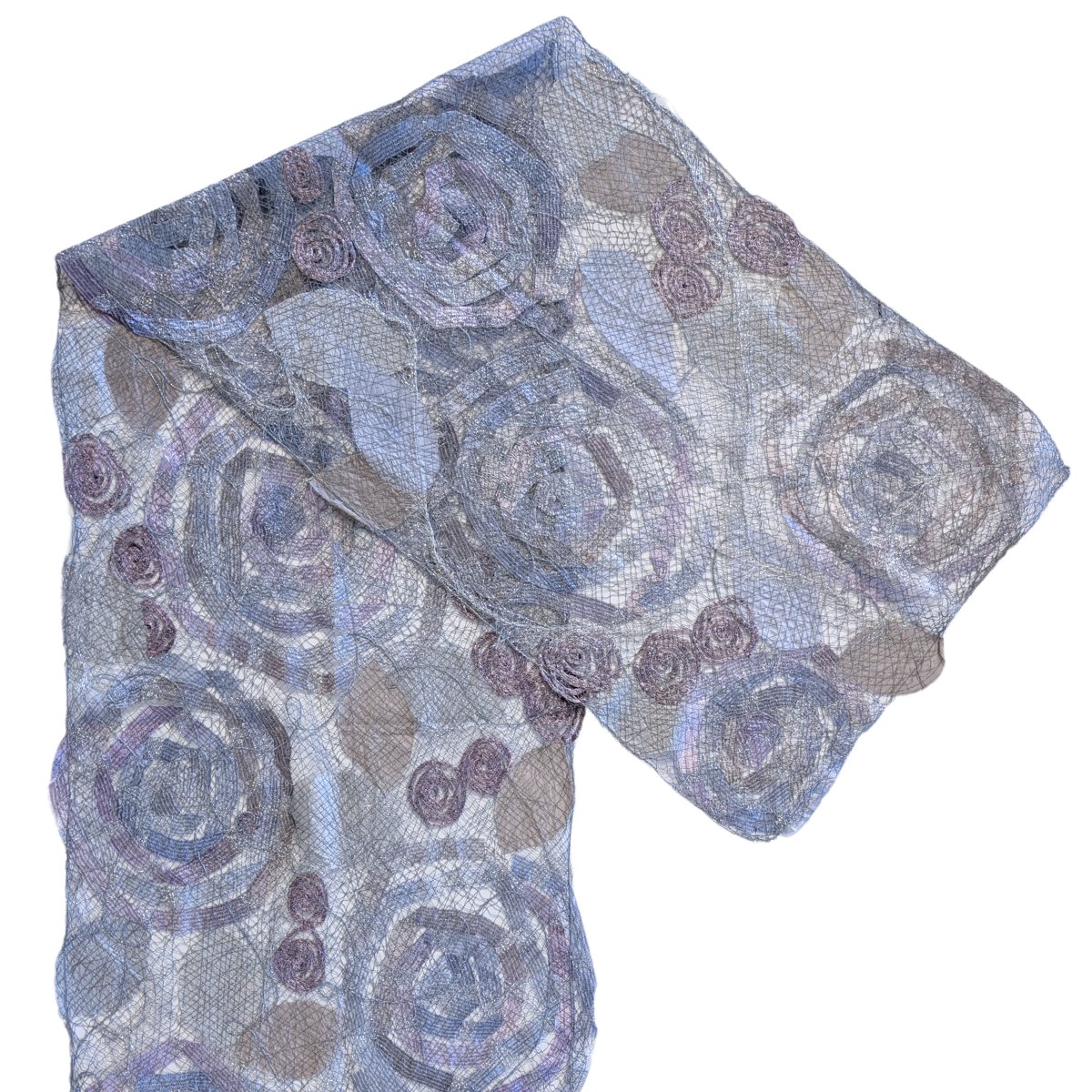 MARY HAMMOND - SILVER ROSE WRAP - FIBER