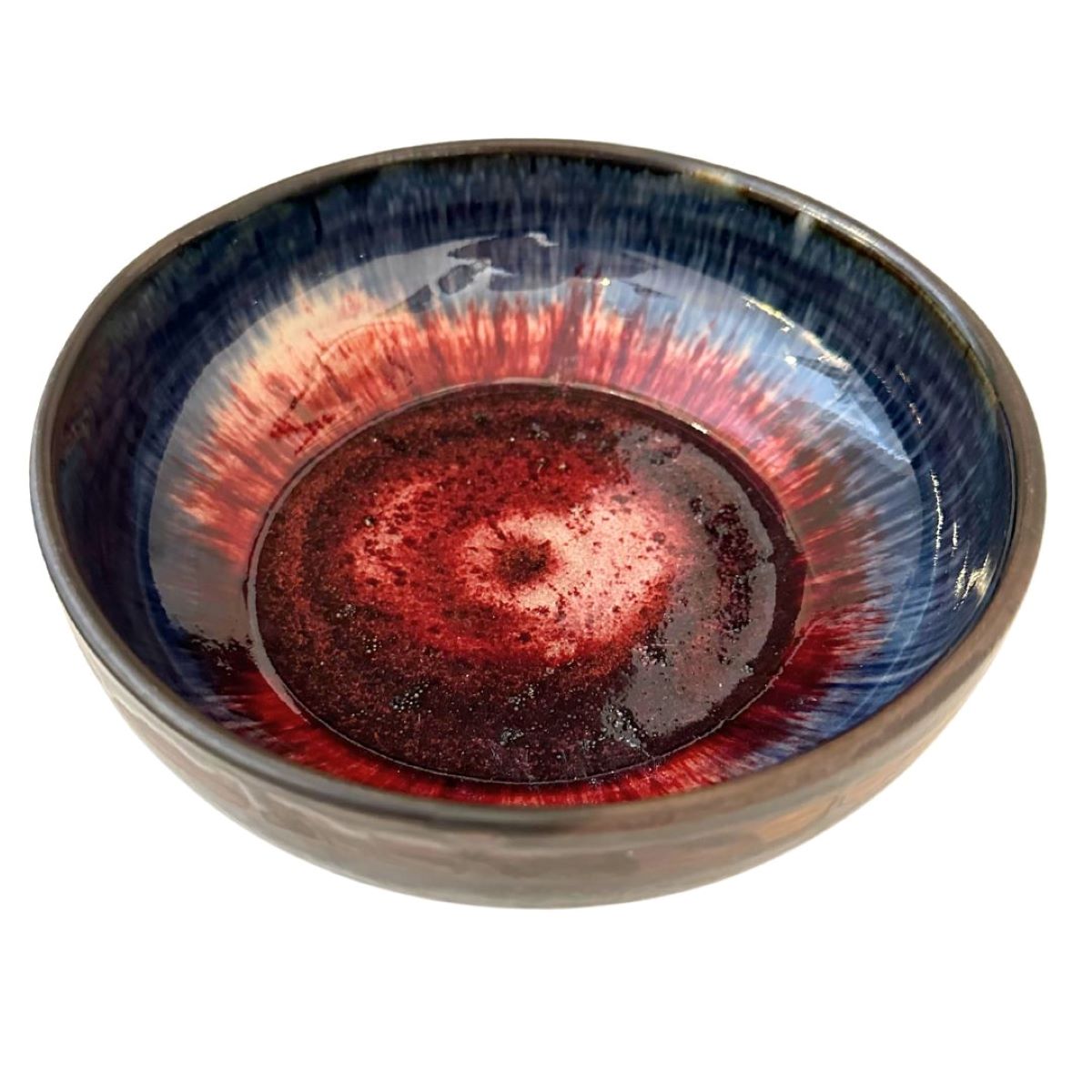 KAREN LIBA - TIE DYE BOWL - CERAMIC - 6 x 2 x 6