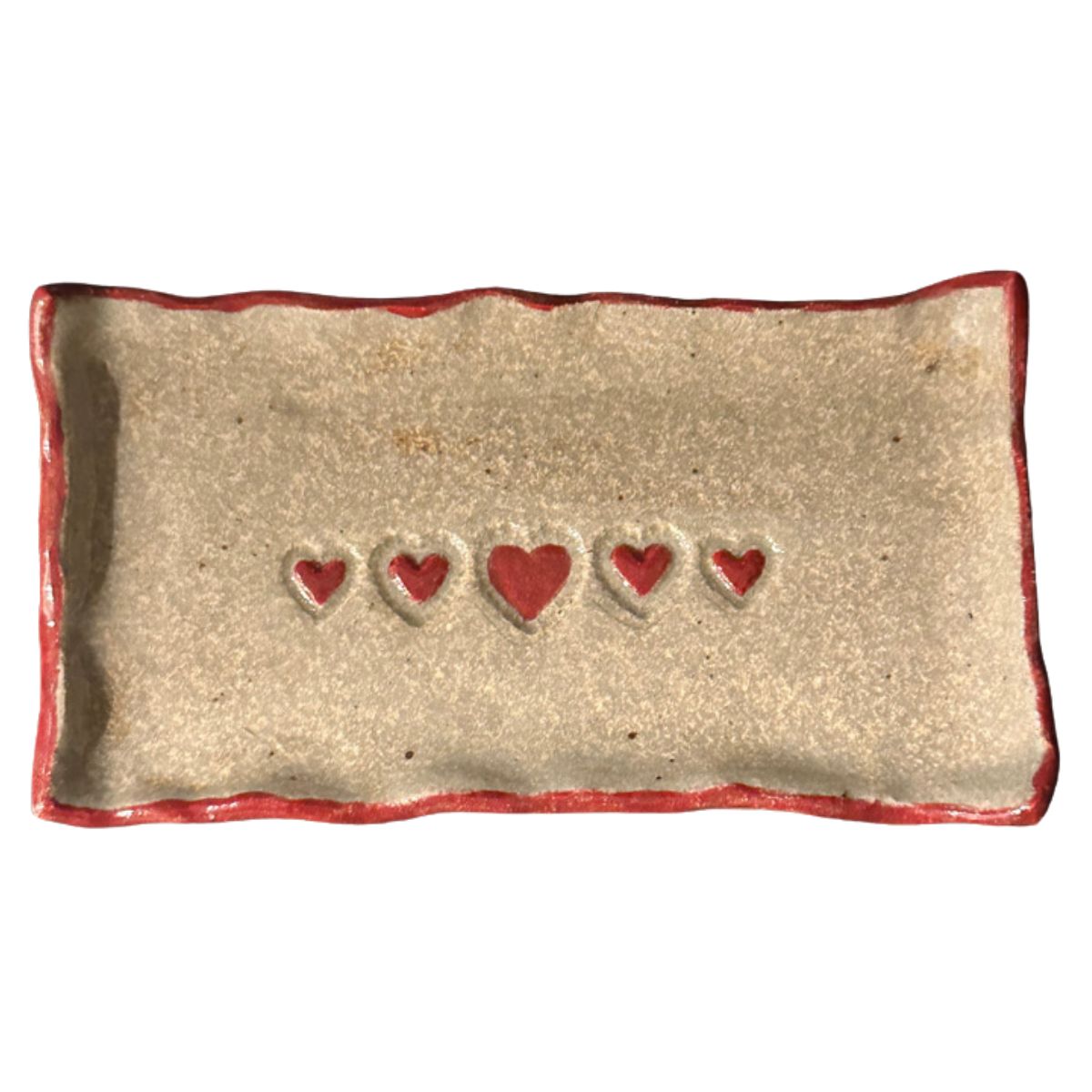 KAREN LIBA - MINI HEART TRAY - CERAMIC