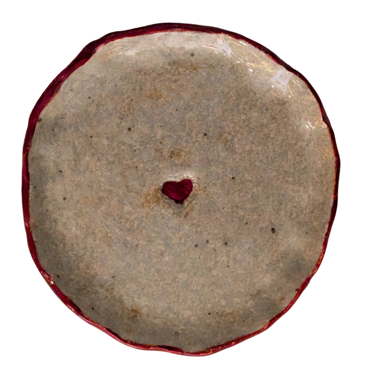 KAREN LIBA - SINGLE HEART RING TRAY - CERAMIC