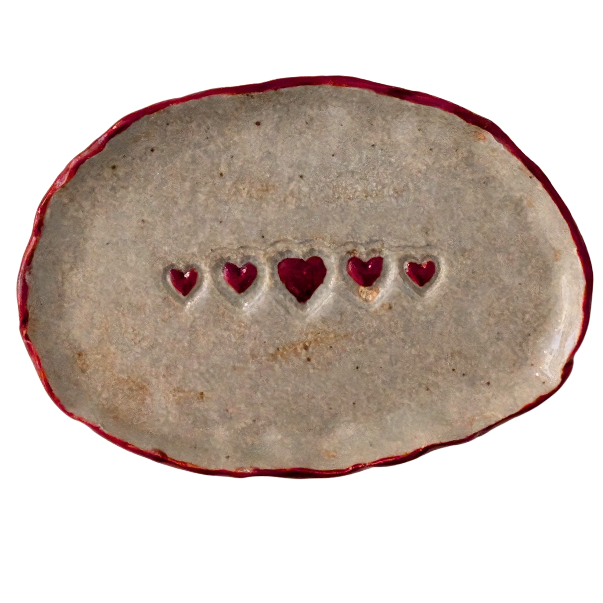 KAREN LIBA - MULTI HEART TRAY - CERAMIC