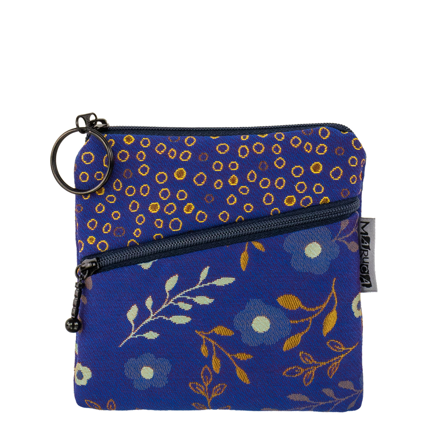 MARUCA DESIGN - ROO POUCH - FLORA COBALT - FIBER