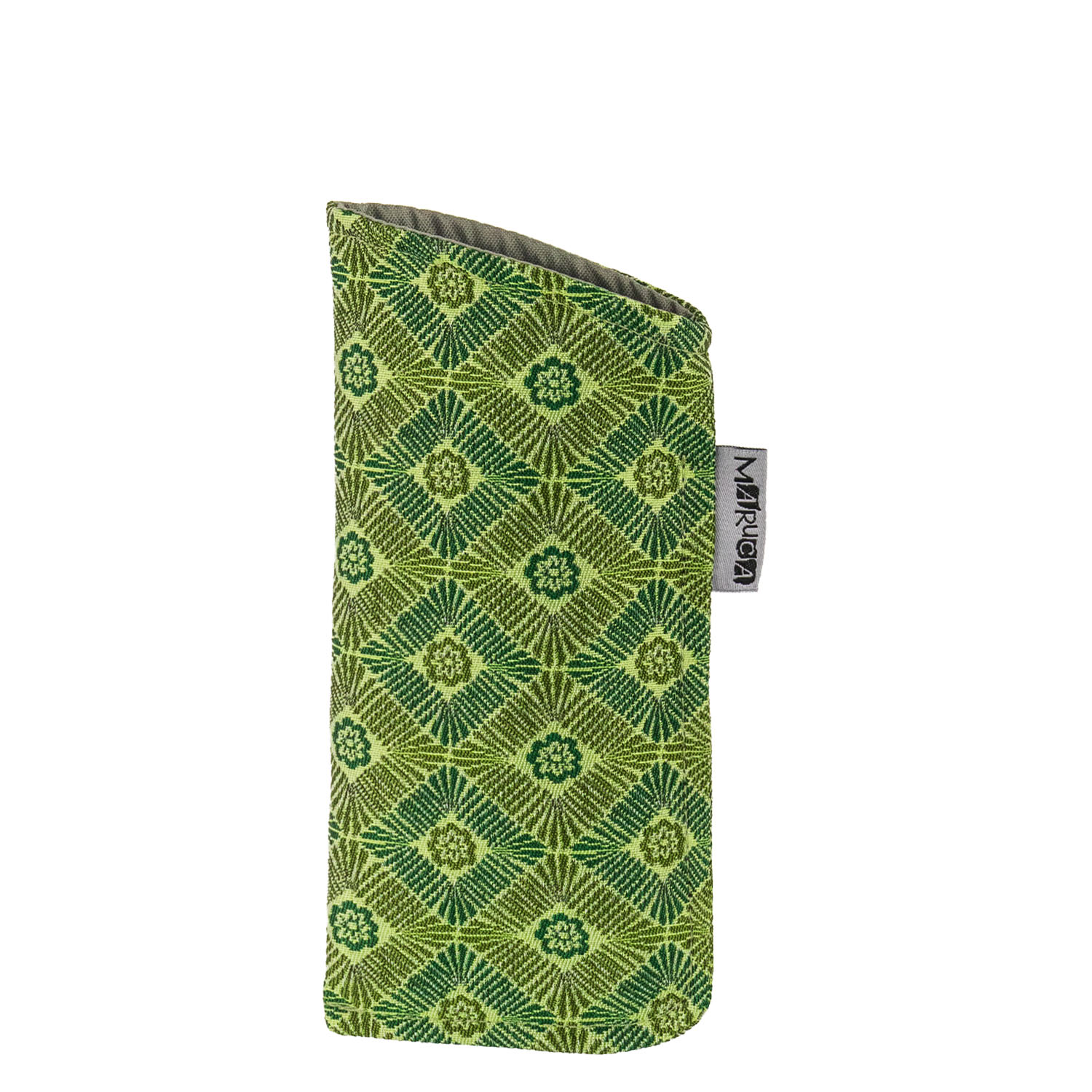 MARUCA DESIGN - MOSAIC GREEN EYEGLASS CASE - FIBER