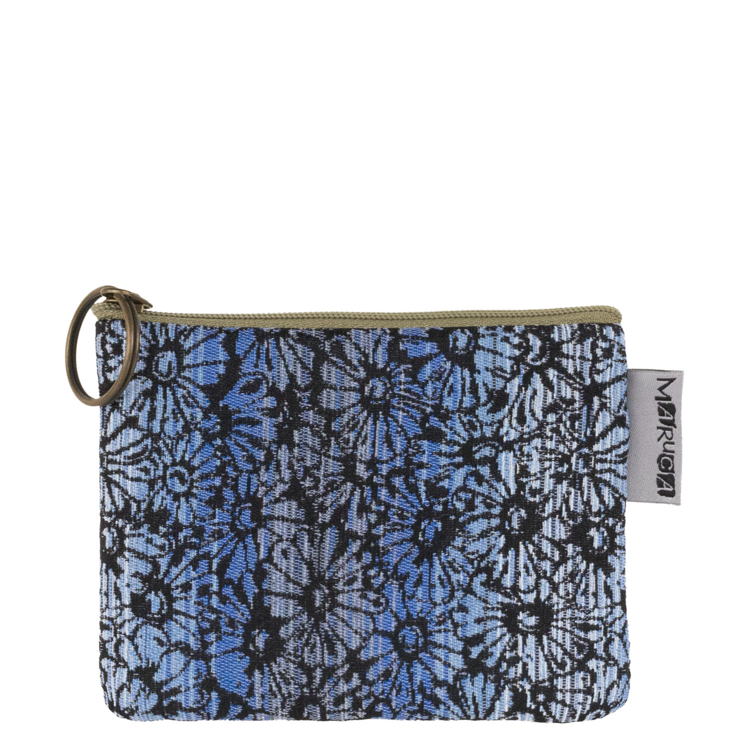 MARUCA DESIGN - WILDFLOWER BLUE COIN PURSE - FIBER