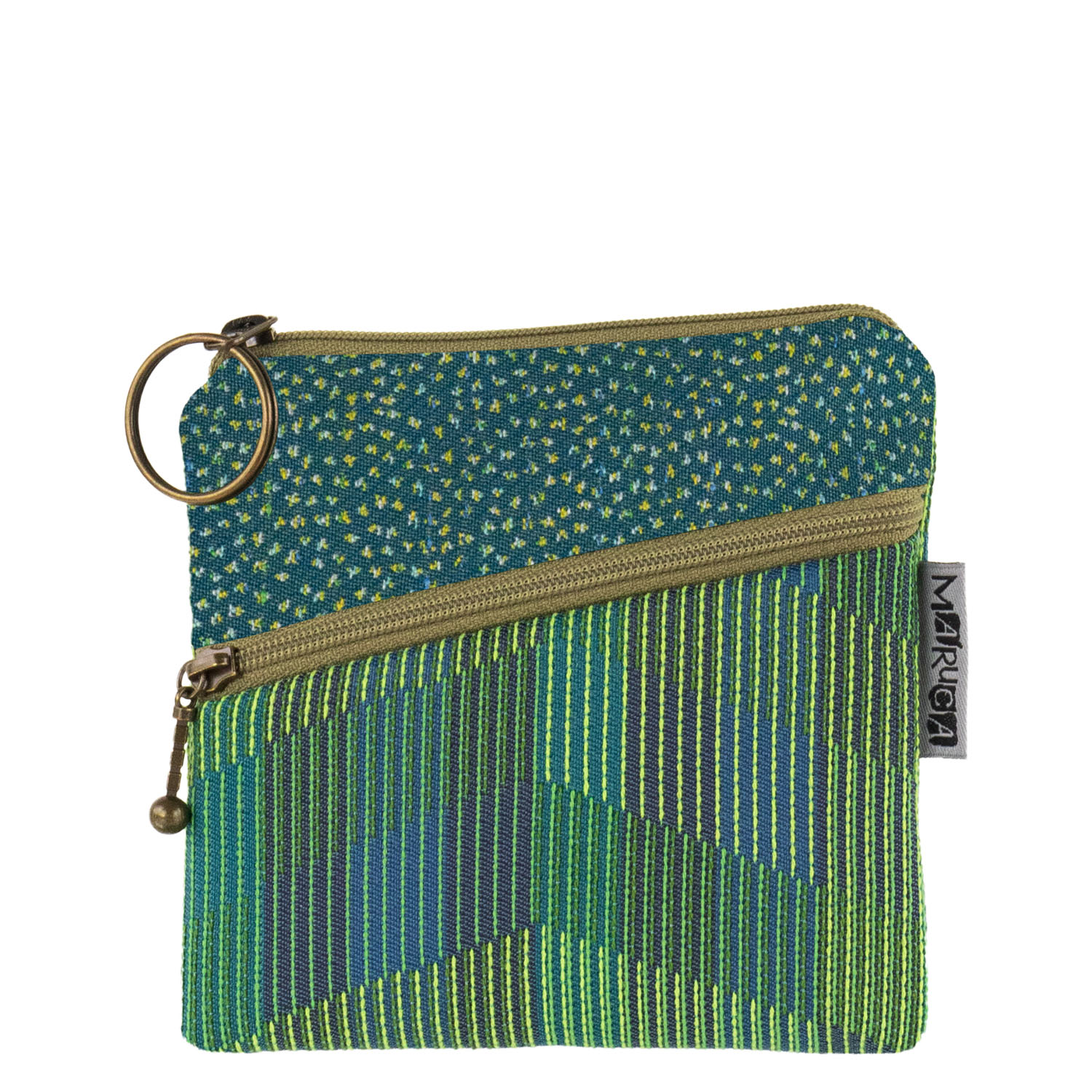 MARUCA DESIGN - ROO POUCH - CHEVRON GREEN - FIBER