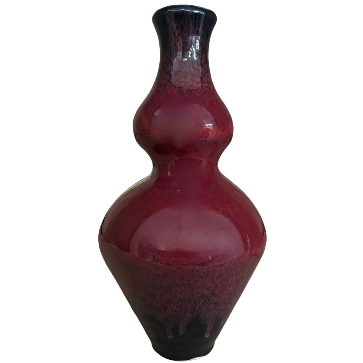 JOEY ONTIVEROS - RED CINCHED - CERAMIC - 7 X 15 X 7