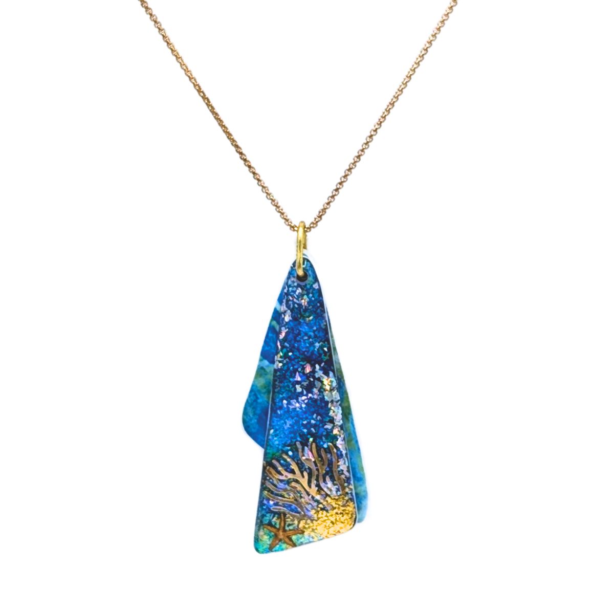 SHELLEY NORDMAN - CORAL REEF NECKLACE - MIXED MEDIA