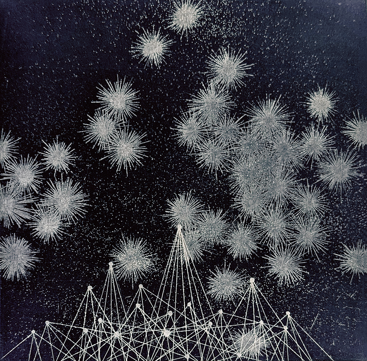 SEIKO TACHIBANA - COSMOS SCENE A-20 - ETCHING - 8 X 8