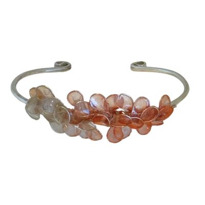 MELANIE BRAUNER - APRICOT LAUREL CUFF - STERLING SILVER