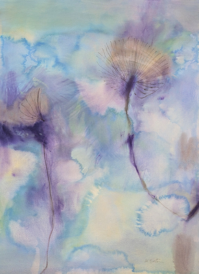 MARSHA BOSTON - SUMMER - WATERCOLOR & INK - 22 X 30.5