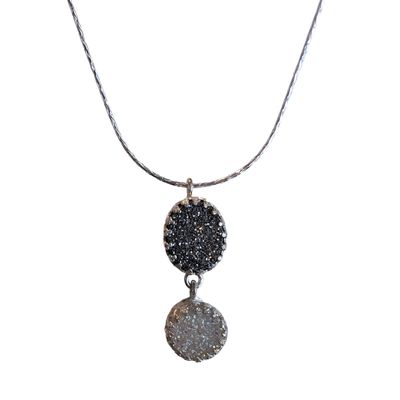 ITHIL METALWORKS - DOUBLE DRUZY NECKLACE - STERLING & GEMSTONE