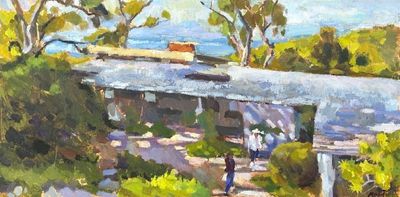 ERNIE ROMO - HORTENSE MILLER VISTA - OIL - 24 X 12