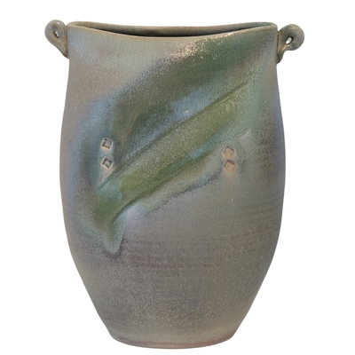 KENNY SMITH - SAGE OPEN VESSEL - CERAMIC - 9 X 7 X 6