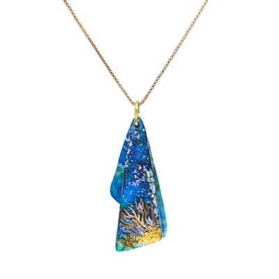 SHELLEY NORDMAN - CORAL REEF NECKLACE - MIXED MEDIA